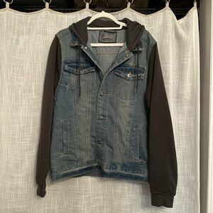 Denim Jacket With Hood